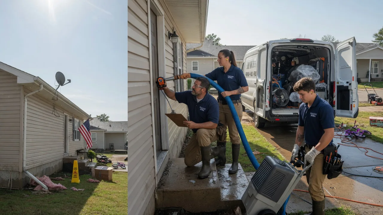 Ceiling Water Damage Restoration in Warren, AR near me